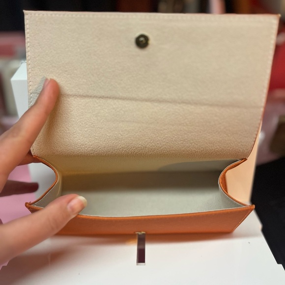 Burberry, moschino, and Tory Burch eye glass case bundle - Picture 6 of 7